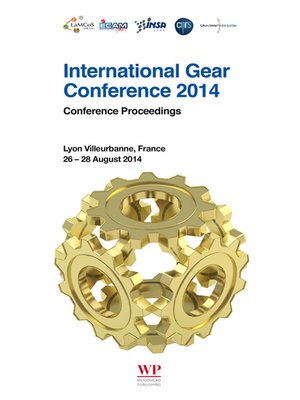 cover image of International Gear Conference 2014